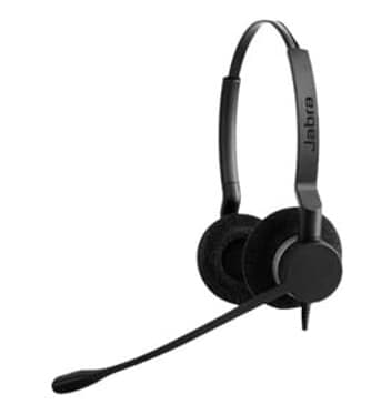 Jabra Biz 2300 Qd Duo Hodesett Usb-c Stereo Svart