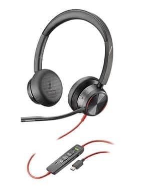 Poly Blackwire 8225 Hodesett Usb-c Svart