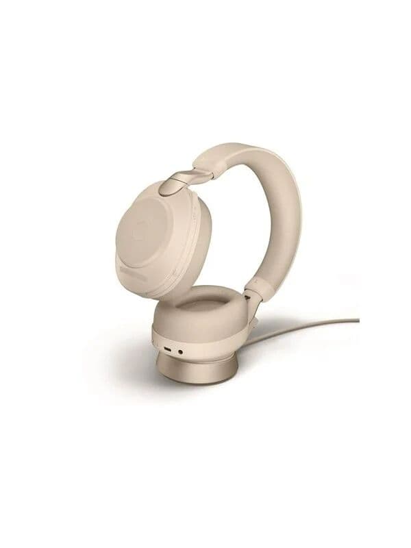 Jabra Evolve2 85 Link380c UC Stereo Stand Beige