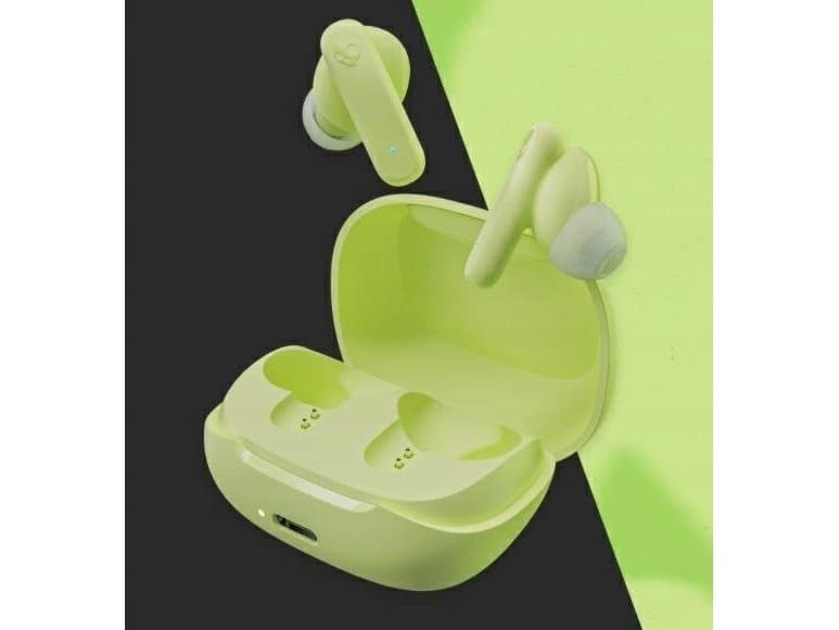 Skullcandy Smokin Buds - True Wireless-Hodetelefoner Med Mikrofon - I Øret - Bluetooth - Lydisolerende - Matcha
