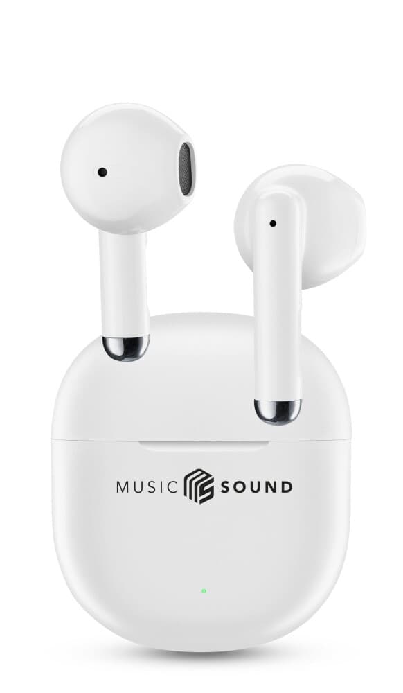 MusicSound BREEZE TWS Ørepropper Hvit