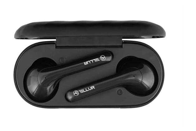 Tellur Tll511361, True Wireless Stereo (Tws), Samtaler/Musikk, 20 - 20000 Hz, Hodesett, Sort