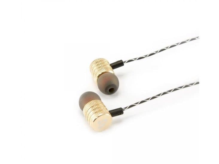 *S-Box Earphones + Mic Ep-902 Metalhus- Super Lyd- Gold