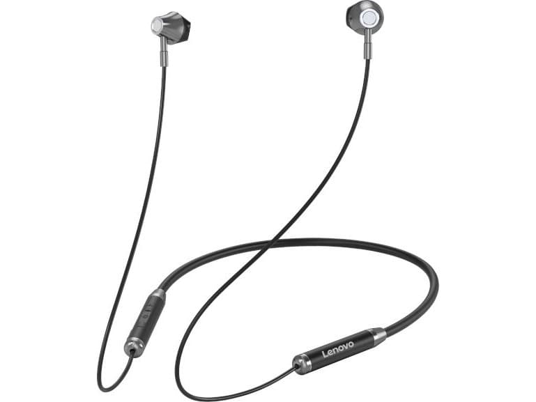 Lenovo Moving-Coil Wireless Bluetooth Headset He06 Svart