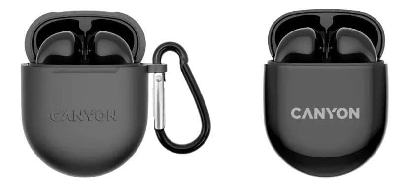 CANYON Bluetooth Headset TWS-6 Gaming Mode/BT 5.3 black retail