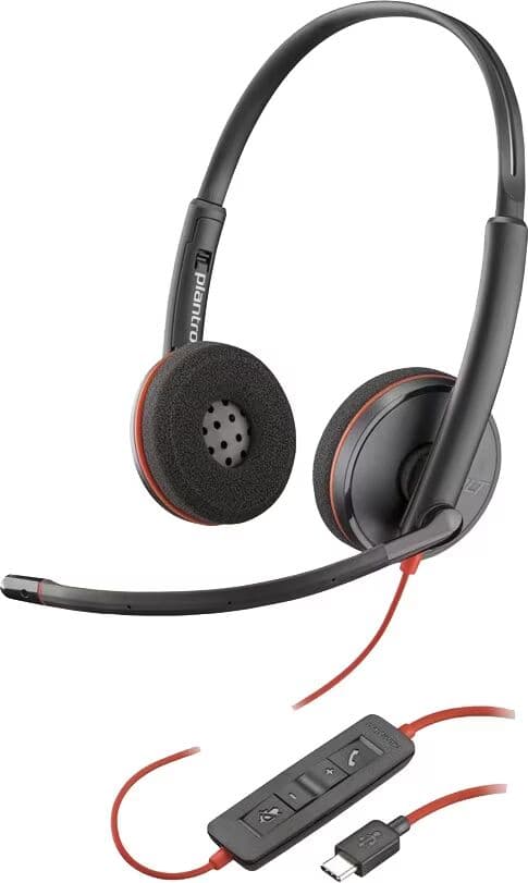 HP Poly Blackwire C3220 headsett USB-C