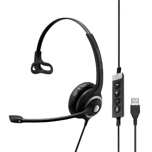 Epos Impact Sc230-ii Usb Ms Hodesett Usb-a Microsoft Teams, Skype For Business Mono Svart