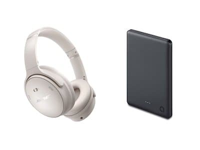 Bose QuietComfort Hvit + powerbank