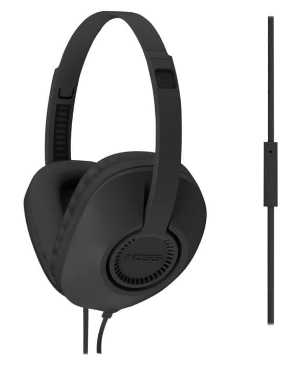Koss Ur23i - Hodetelefoner Med Mikrofon - Full Størrelse - Kablet - 3,5 Mm Jakk - Svart
