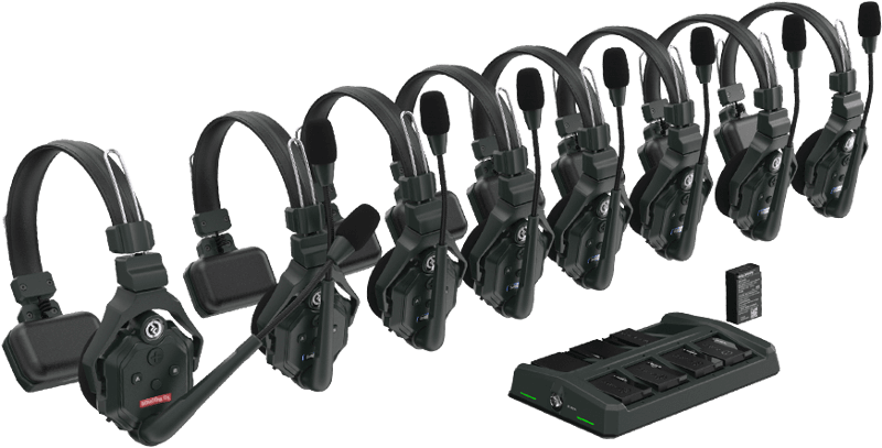 Hollyland Solidcom C1 Full Duplex Wireless Intercom System med 8 headset