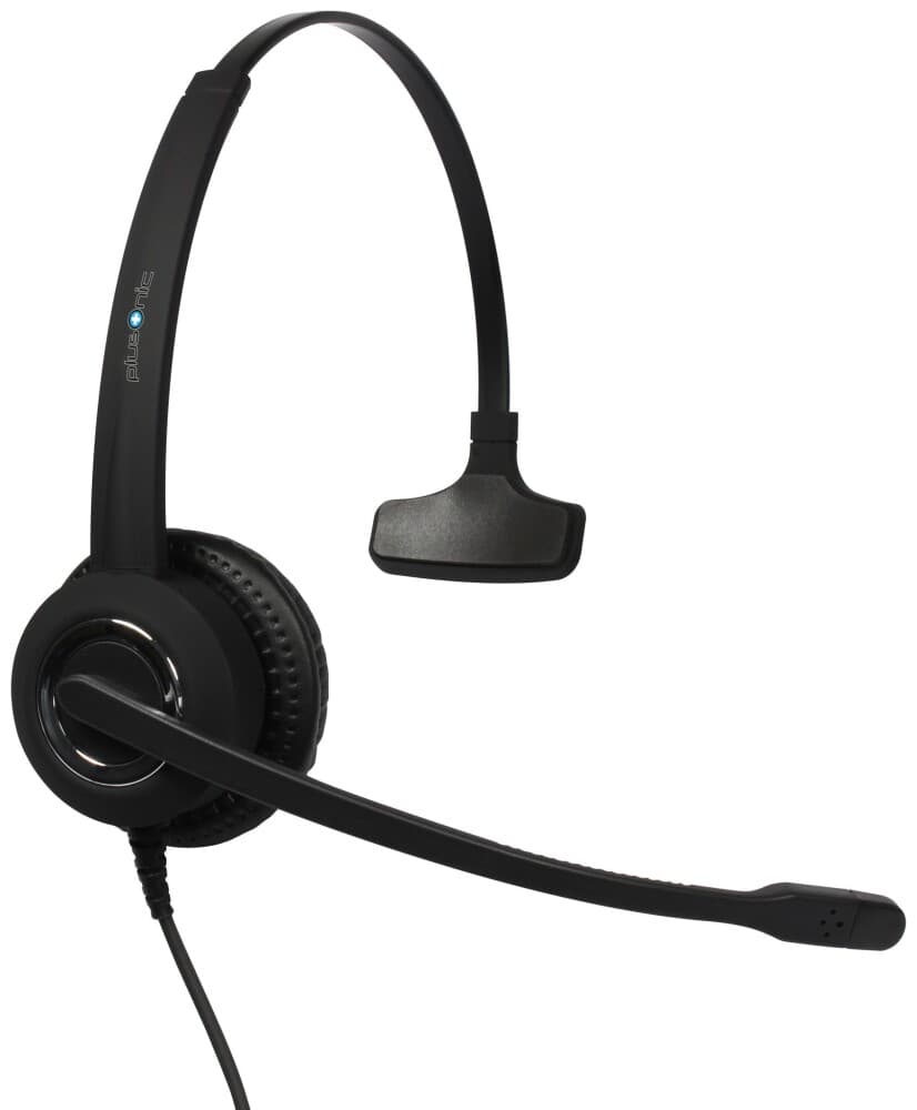 Plusonic USB Headset 101P monaural compatible to Teams and Skype