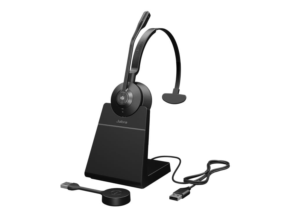 Jabra Engage 55 Se Mono - Hodesett - On-Ear - Dect - Trådløs - Usb-A Via Dect Adapter - Certified For Microsoft Teams