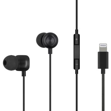 Champion Headset In-Ear Lightning, svart
