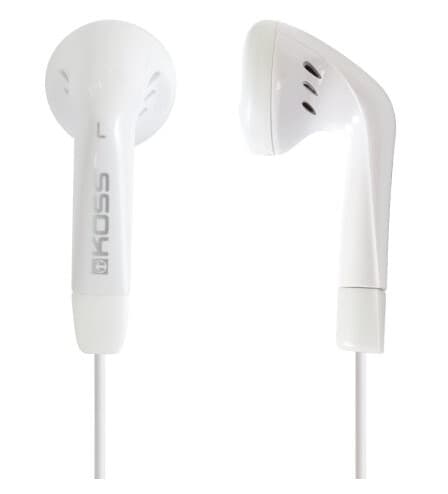 Koss Ke5, Hodetelefoner, In-Ear, Musikk, Hvit, 1,2 M, Koblet Med Ledninger (Ikke Trådløs)