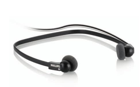 Philips Lfh0234, Koblet Med Ledninger (Ikke Trådløs), Musikk, 100 G, Hodetelefoner, Sort
