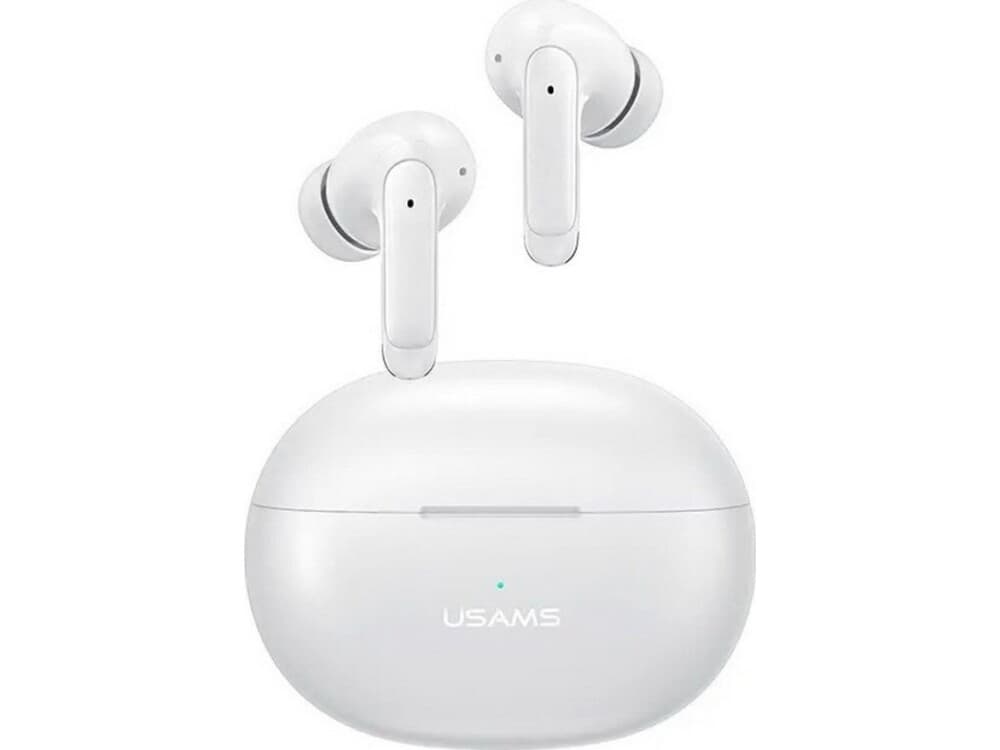 Usams Hodetelefoner Usams Trådløse Hodetelefoner Bhuencxd02 Bluetooth 5.3 Tws X-Don Serie Hvit/Hvit (Us-Xd19)