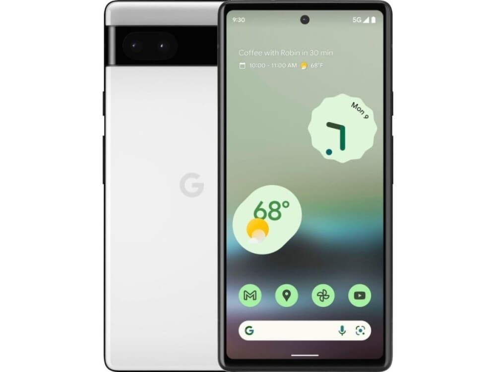 Google Pixel 6A 5G 6 128GB Hvit