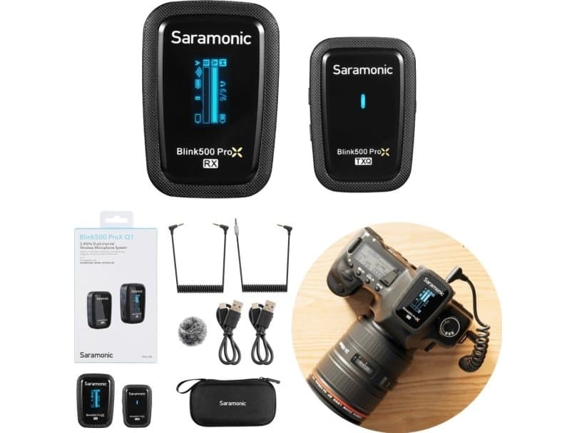 Saramonic Blink500 Prox Q1 Trådløst Lydoverføringssett (Rx + Tx)