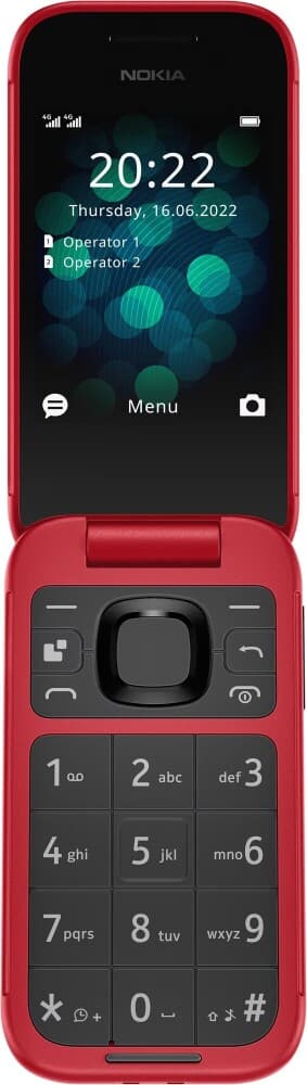 Nokia 2660 Flip rød