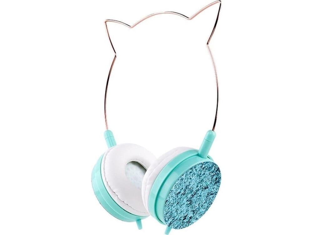 Partner Tele.Com Hodetelefoner Cat Ear Hodetelefoner Modell Ylfs-22 Jack 3,5 Mm Blå