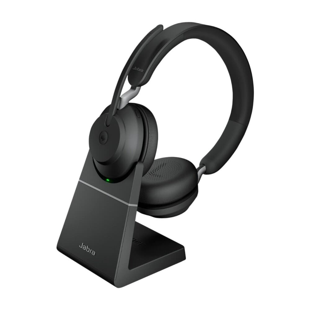 Jabra Evolve2 65 Ms (incl. Stand) Hodesett Usb-a Microsoft Teams Stereo Svart