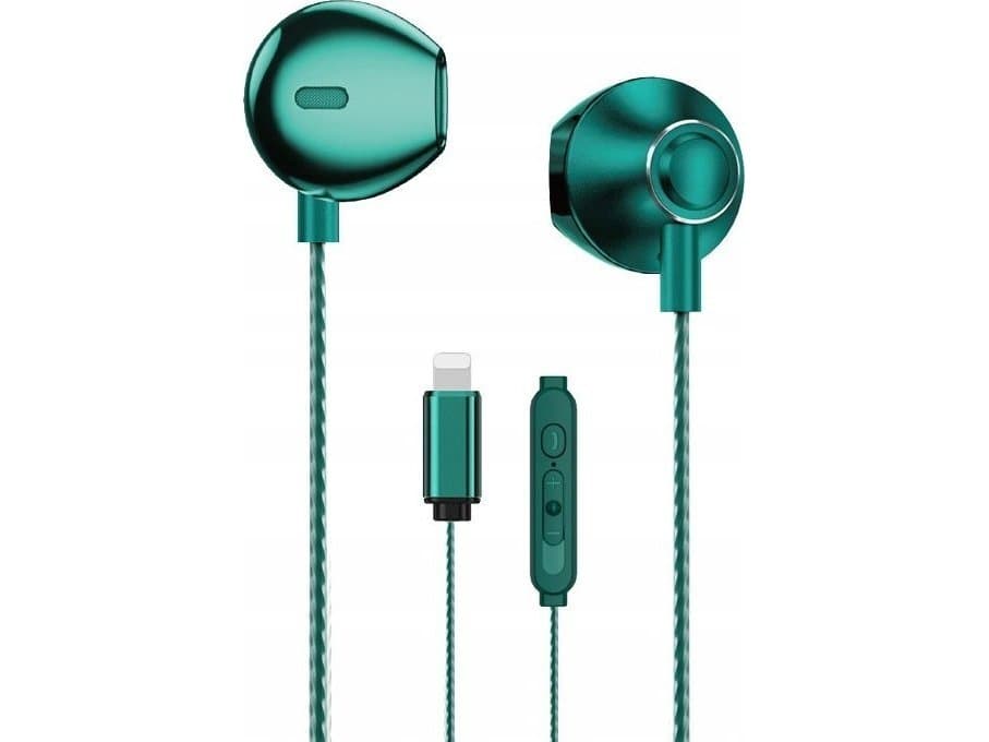 Wekome Yb08 Blackin-Serien - Hifi Lightning-Hodetelefoner Med Kablet (Grønn)