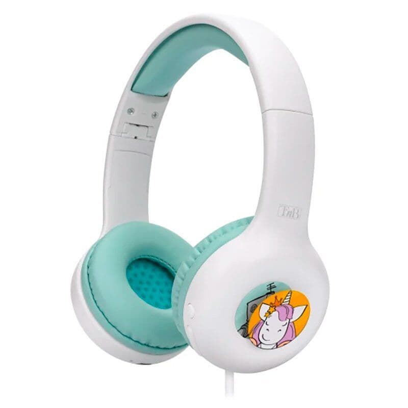 T'NB Kidy SoundMax On-Ear Barnehodesett m. Jackstik Grønn / Hvit