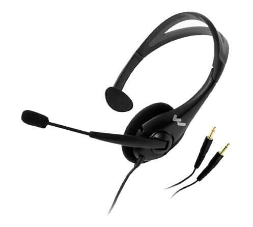 Williams Sound Headset (Hodetel.+mikr.) 1-Klokke 1m Kab / 2x3.5mm Jack