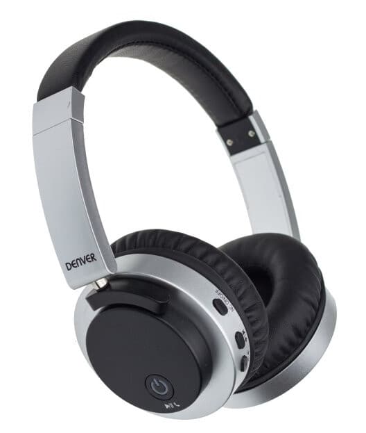 Denver Btn-206 Black, Ledning & Trådløs, Samtaler/Musikk, 410 G, Hodesett, Sort, Sølv