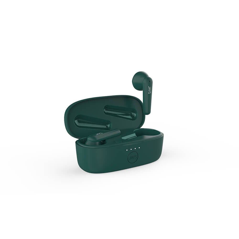 JAYS t-Six True Wireless Ergonomic Design Grønn