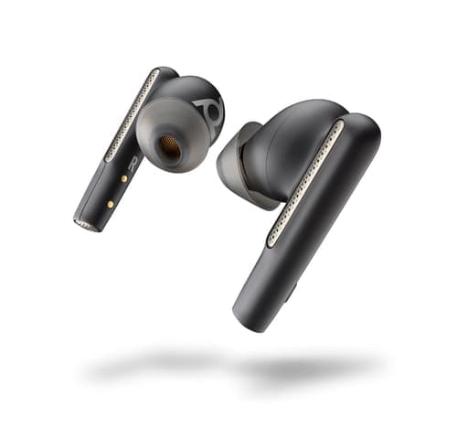 Poly Voyager Free 60 True Wireless-hodetelefoner Usb-c Via Bluetooth-adapter Optimert For Ms Teams Svart