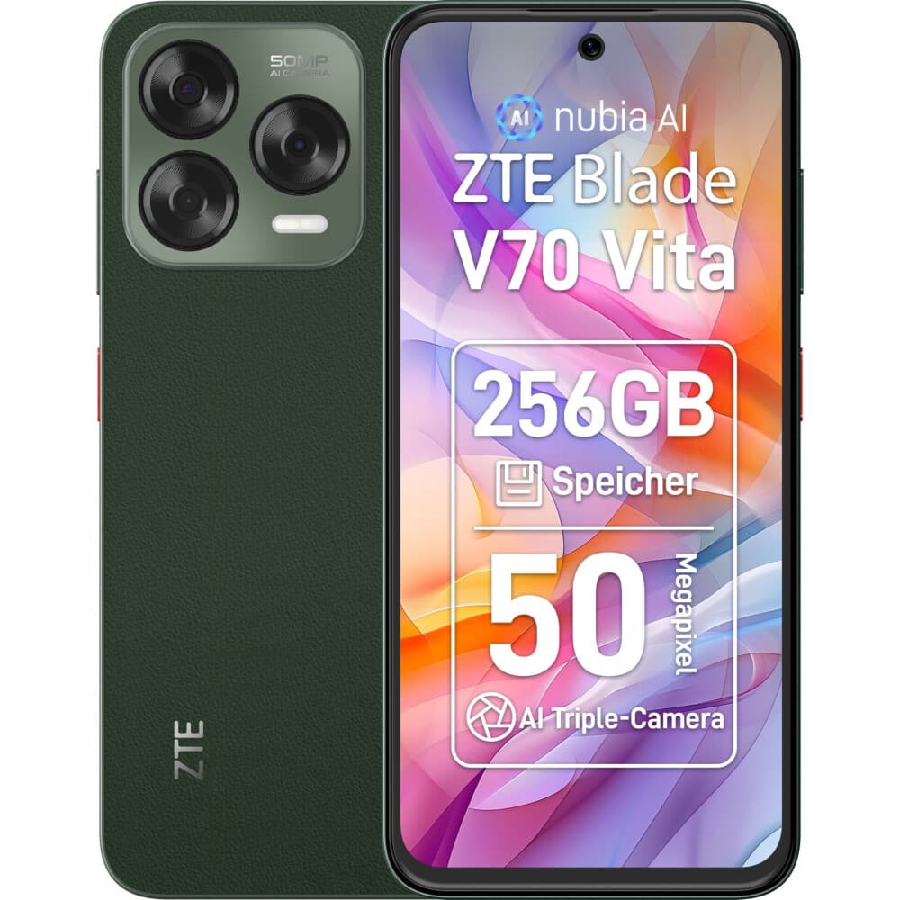 ZTE Blade V70 Vita 4GB/256GB Jadegrønn
