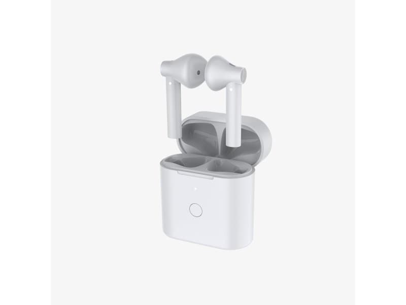 Qcy T7, Hodesett, In-Ear, Musikk, Hvit, Stereofonisk, Vanntett