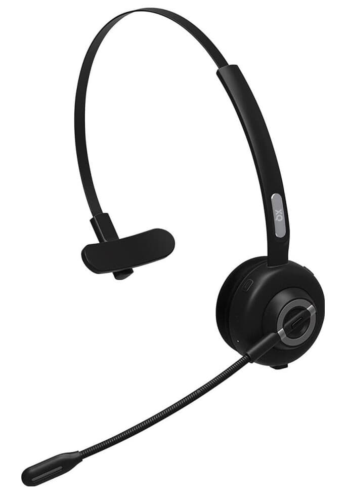 Xqisit Mono Trådløst Hodesett M/ Mic Lite Svart/Svart 43586