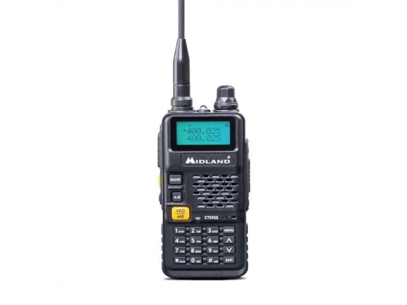 Midland Ct590 S, Profesjonell Mobilradio (Pmr), 128 Kanaler, Vhf 114 - 146/ Uhf 430 - 440, Lcd, 2-Pin Kenwood, Built-In