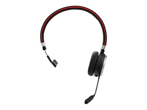 Jabra Evolve 65 Ms Incl. Charging Stand - (kuppvare Klasse 3) Hodesett Mono Svart