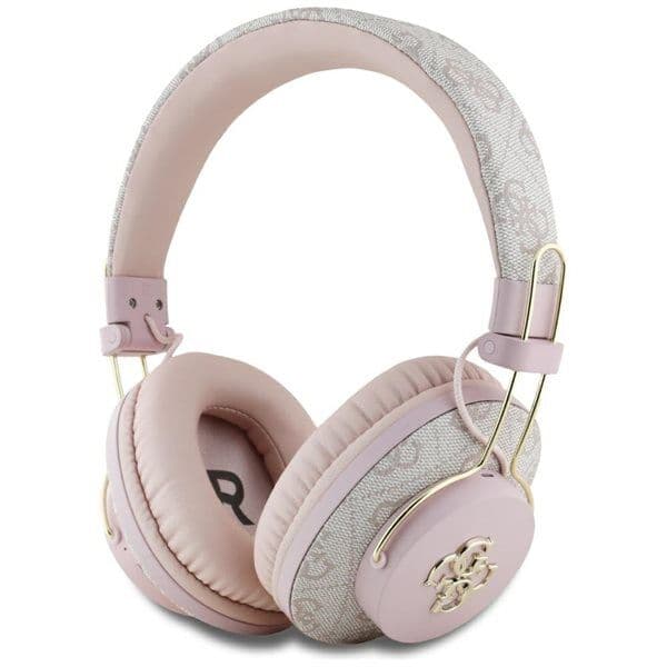 Guess ENC Metall 4G Logo On Ear hodetelefoner Rosa