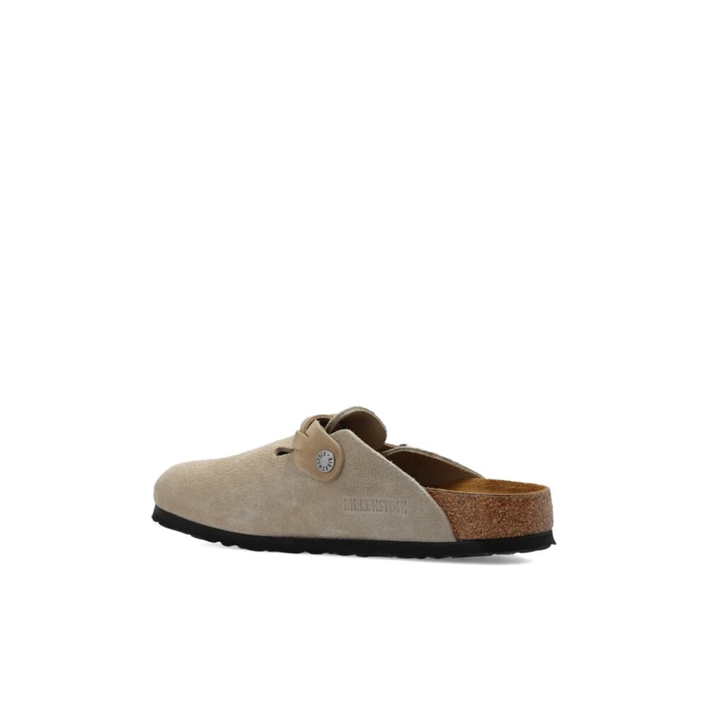 Birkenstock Boston Braided Suede Leather Taupe 36 - side b
