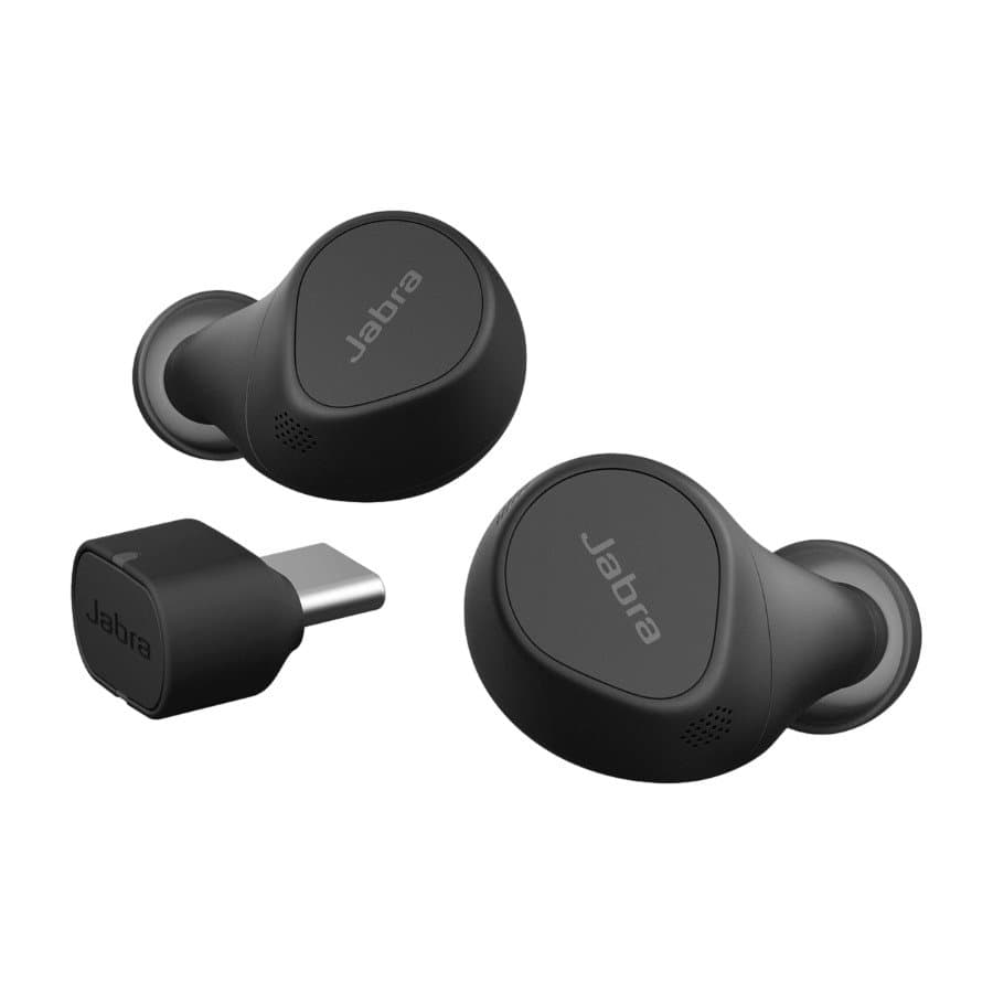 Jabra Evolve2 Buds - With Wireless Charging Pad True Wireless-hodetelefoner Usb-c Via Bluetooth-adapter Optimert For Uc Stereo Svart