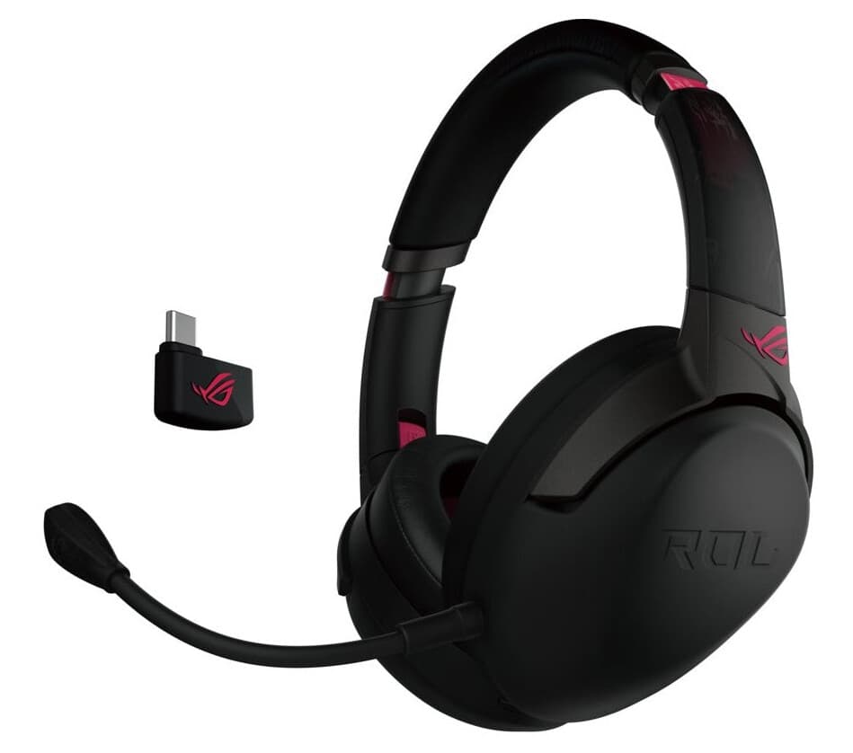 Asus ROG Strix Go 2.4 Trådløs Headset ELECTRO PUNK