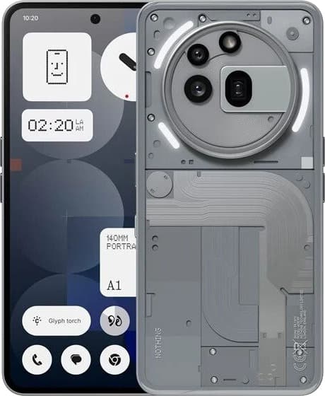 Nothing Phone (3a) Pro 12GB/256GB Grå