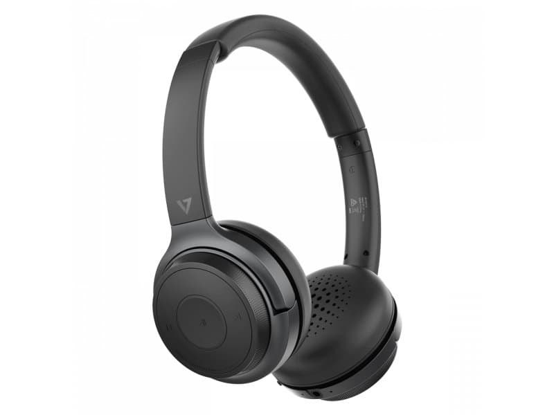V7 Hb600s, Trådløs, Samtaler/Musikk, 20 - 20000 Hz, 158,3 G, Hodesett, Sort
