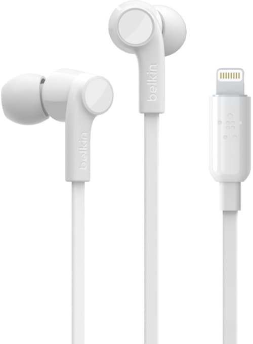 Belkin Earphones Lightning With Mic In-ear Ørepropper Lightning Stereo