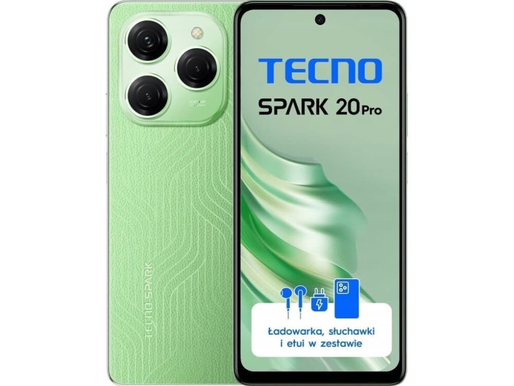 Tecno Spark 20 Pro Kj6 256+12 Grønn