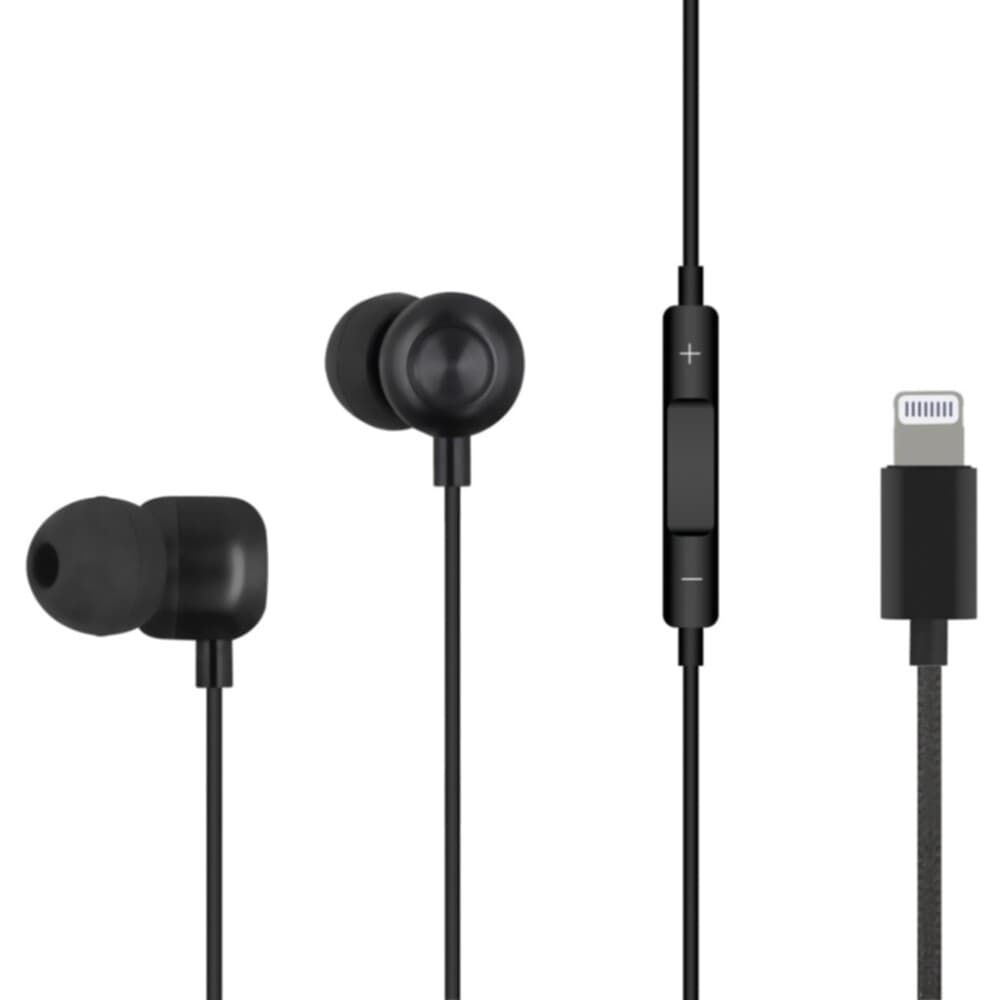 Champion Headset In-Ear Lightning, svart
