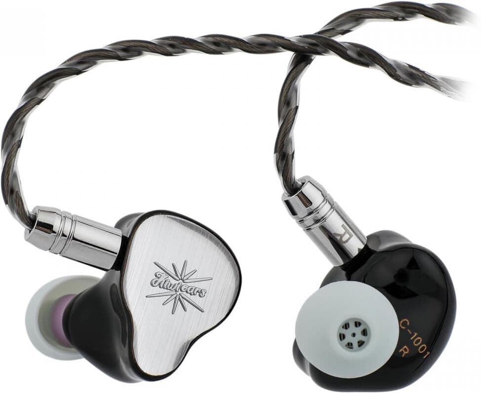 Kiwi Ears KE4 IEM Sølv/Svart