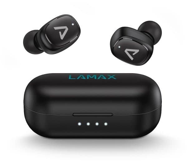 Lamax Dots3 Play, Trådløs, Samtaler/Musikk, 20 - 20000 Hz, 34 G, Hodesett, Sort