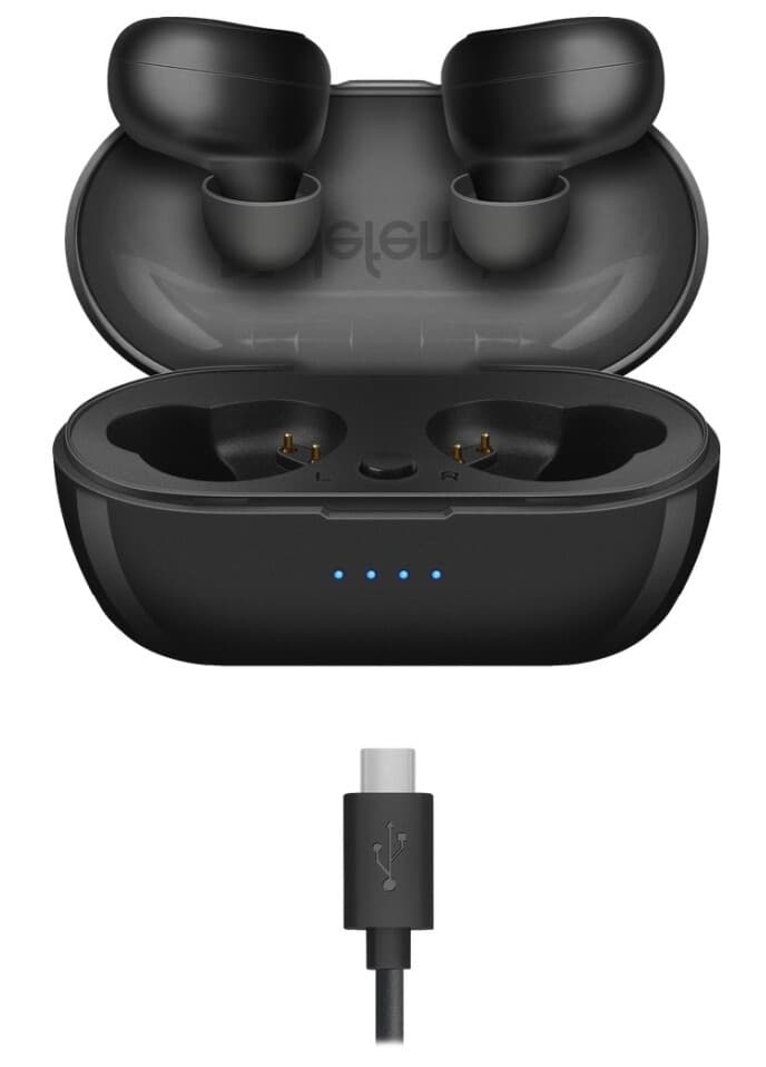 Defender Twins 638, Hodesett, In-Ear, Calls/Music, Sort, Trådløs, A2dp,Hfp,Avrcp,Hsp