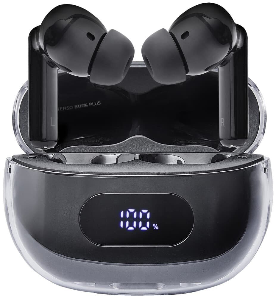 Intenso Buds Plus Earbuds Svart