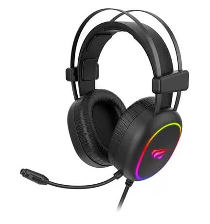 Havit GameNote spillhodesett med RGB og USB + 3,5 mm-tilkobling
